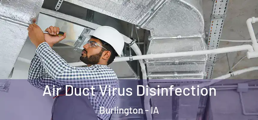  Air Duct Virus Disinfection Burlington - IA
